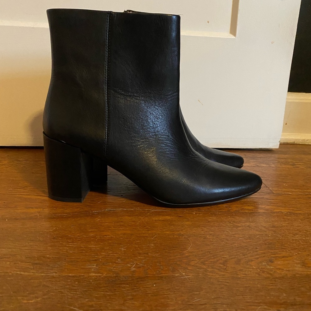 Madewell The Fiona Boot Black Leather